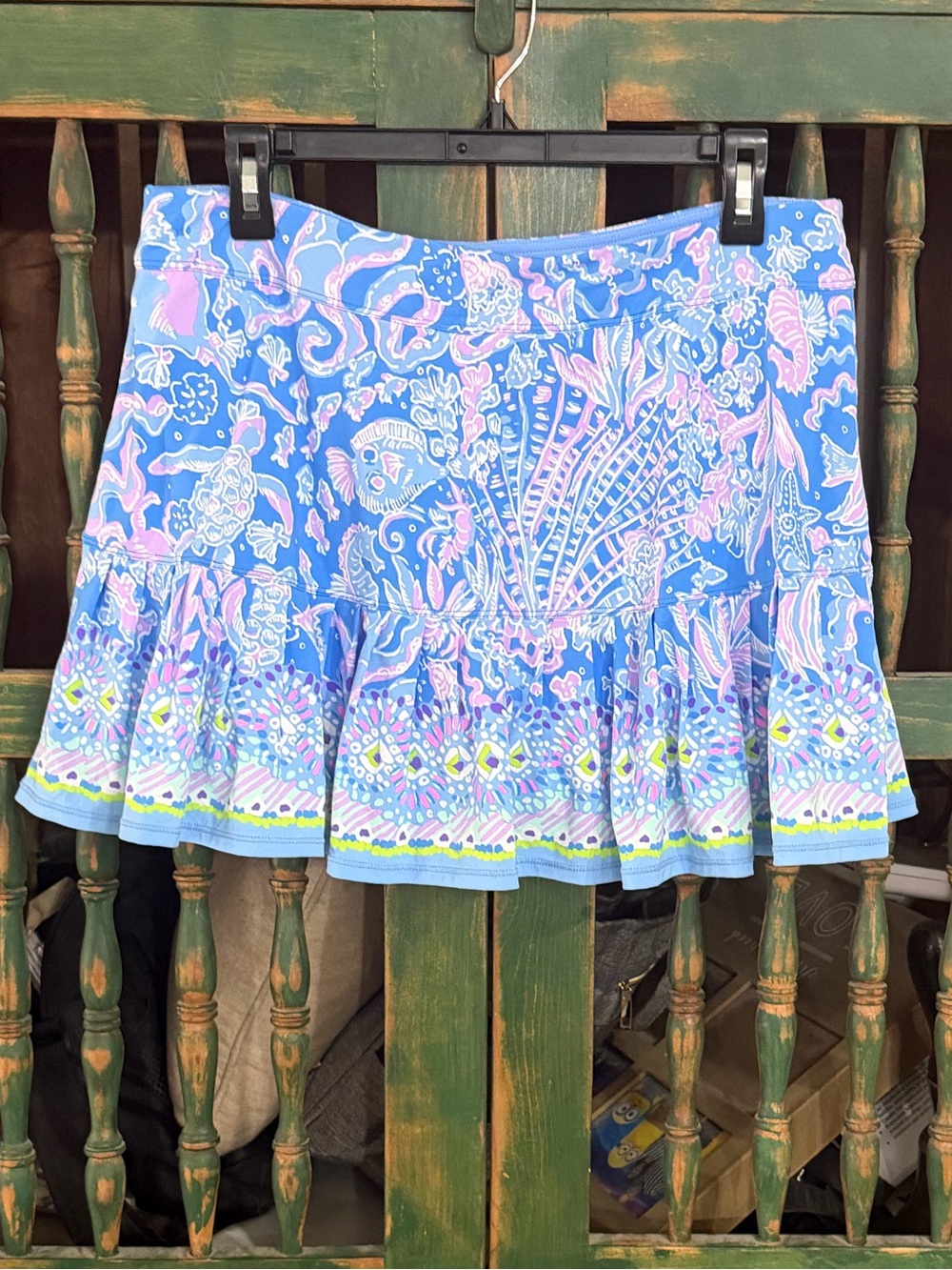 Lilly Pulitzer Taye Sea What I Pleated Women's 13" Golf Skort - L - Picture 5 of 7